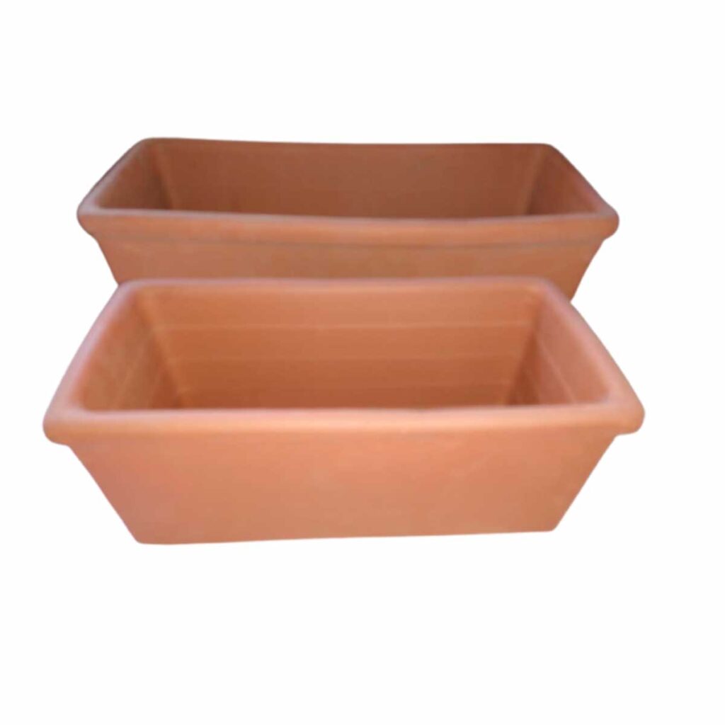 Maceta Terracota Jardinera Blum Vivero Onda Verde