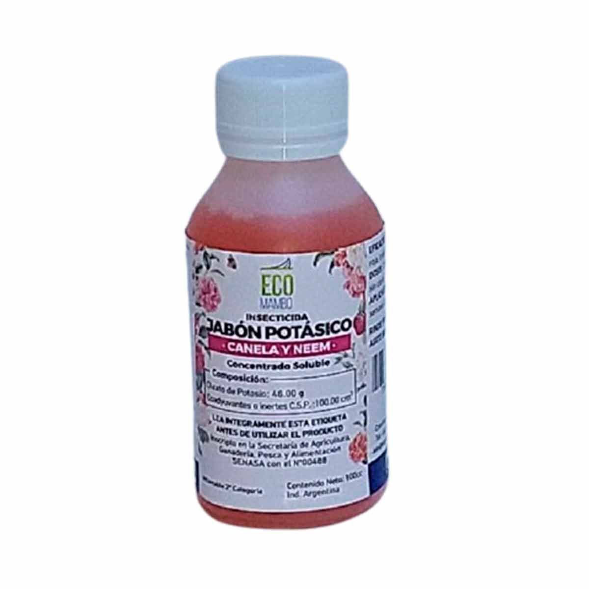 Jabón Potásico con Canela & Aceite de Neem x 250 Ml. ´´SECA´´ (Insecticida)
