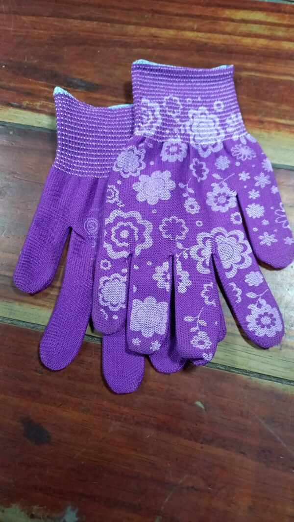 Guantes de tela y latex