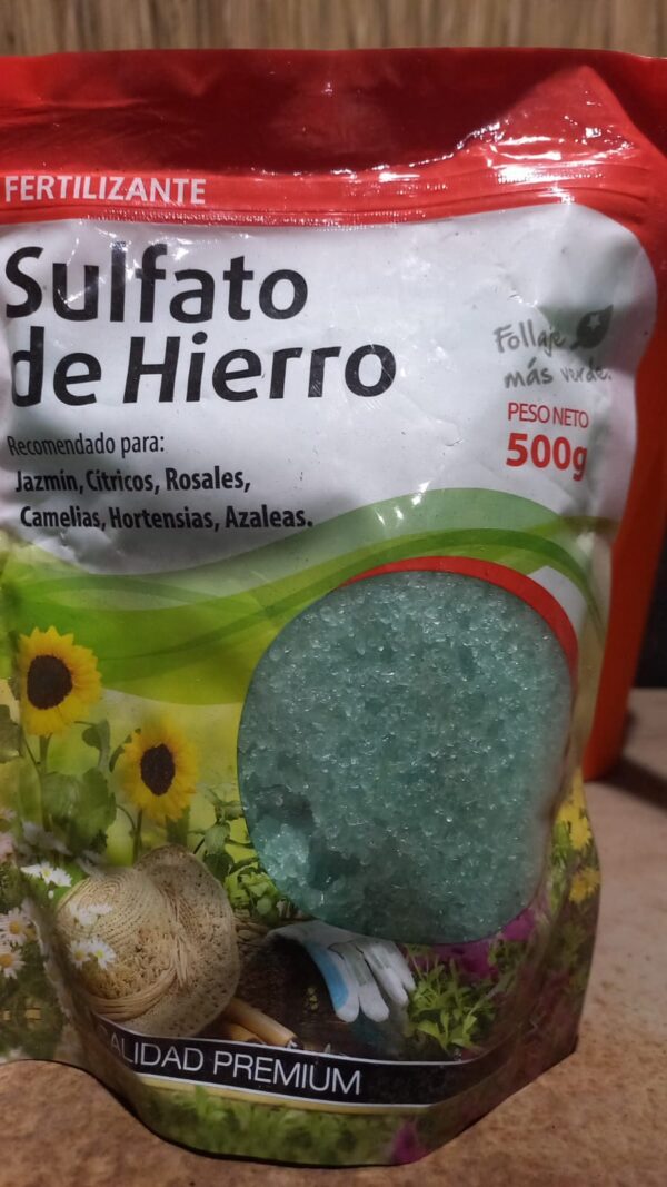 Su. Sulfato de hierro