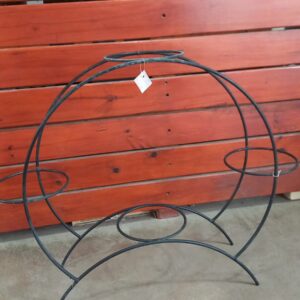 Portamaceta hierro Rueda 3 aros